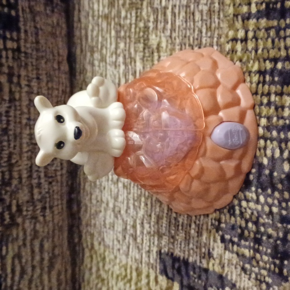 4/$30 Barbie Movie Polar Bear With Ring Display Case